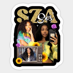 Hip Hop Fanart SZA SOS Sticker